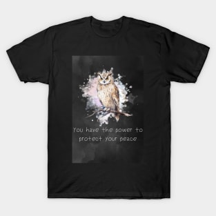 peace owl T-Shirt